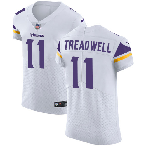 Nike Vikings #11 Laquon Treadwell White Men's Stitched NFL Vapor Untouchable Elite Jersey - Click Image to Close